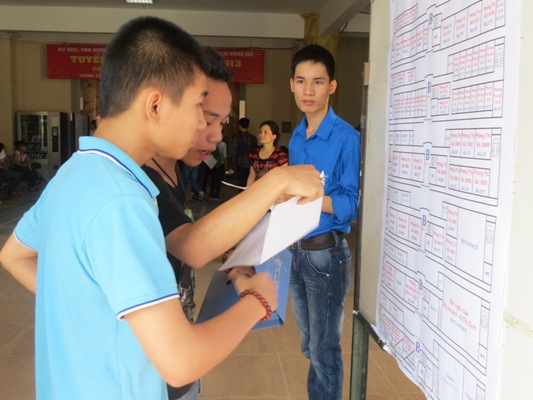 Một số lưu ý trong ngày làm thủ tục dự thi đại học, cao đẳng